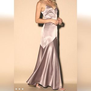 Lulus dusty lavender maxi dress